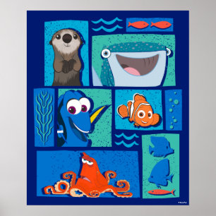 Poster Trouver Dory Groupe de caractères