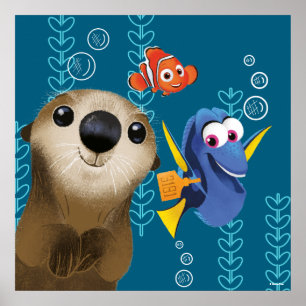 Poster Trouver Dory   Nemo, Dory & Otter