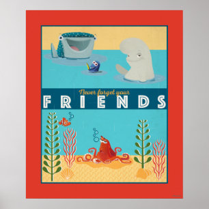 Poster Trouver Dory   N'oubliez jamais vos amis