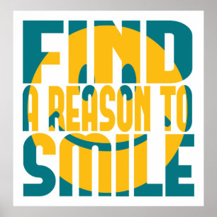 Poster Trouver une raison de sourire