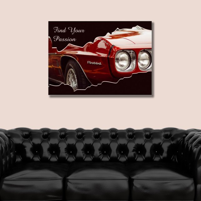 Poster Trouvez votre Passion voiture rouge déchiré photo (Find Your Passion, Poster)