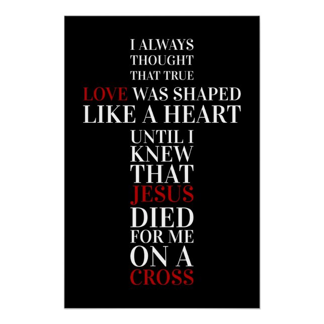 Poster True love (Devant)