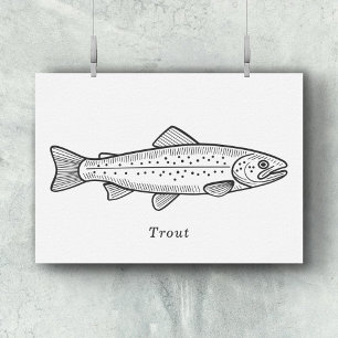 Poster truite