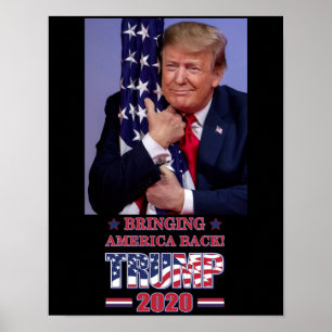 Poster Trump 2020 fait revenir l'Amérique