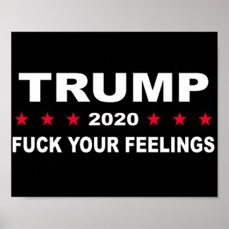 Poster Trump 2020 Vos sentiments