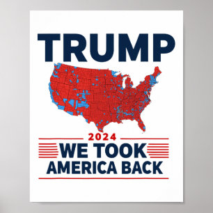 Poster Trump 2024 Nous Avons Retiré Les Résultats Élector