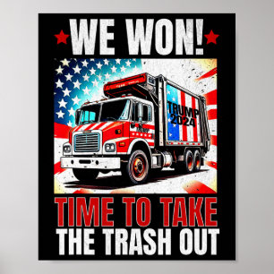 Poster Trump 2024 Nous gagnons Victory Inauguration 2025