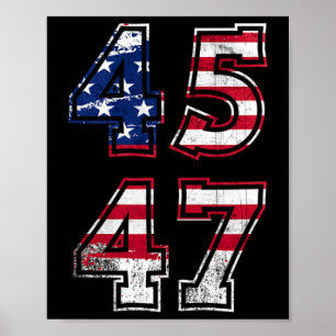 Poster Trump 2024 pour le président