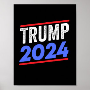 Poster Trump 2024 Pour le président Donald Jr. Maga Elect