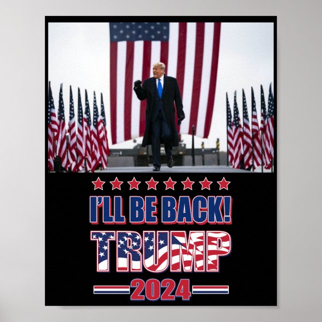 Poster Trump 2024 : Reprendre l'Amérique (Devant)