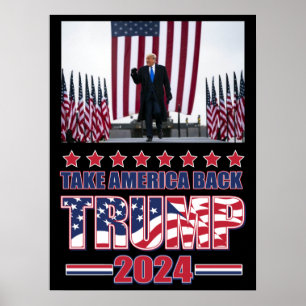 Poster Trump 2024 : Reprendre l'Amérique