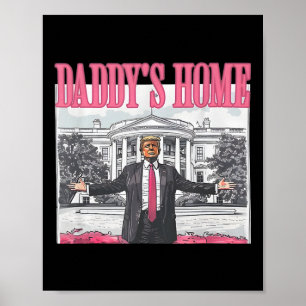 Poster Trump 2024 Reprendre l'Amérique à la maison de pap