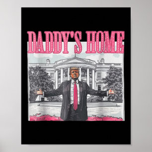 Poster Trump 2024 Reprendre l'Amérique à la maison Trump 