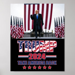 Poster Trump 2024 : Retour de l'Amérique