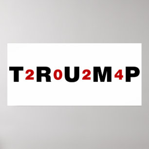 Poster Trump 2024 Rouge