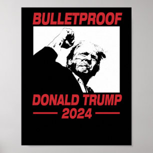 Poster Trump 2024 Trump Rally Trump Ear Donald Trump Pres