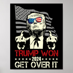 Poster Trump 2024 Victoire Pour le Président 47 Trump Van