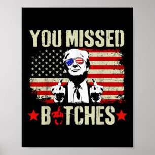 Poster Trump 2024 Vous A Manqué, Es Trump 2024 Vous A Man