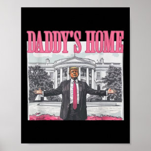 Poster Trump 2025 Prendre l'Amérique En Repartant à la Ma