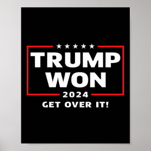 Poster Trump A Gagné 2024 Pour En Finir Avec