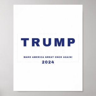 Poster Trump-a-mania Trumpamania Wrestler Tee Trump Vance