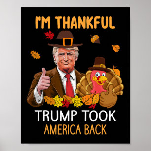 Poster Trump A Pris L'Amérique En Remerciant La Turquie À