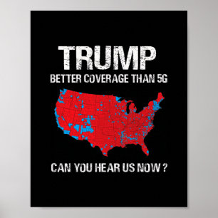 Poster Trump a une meilleure couverture que la carte élec