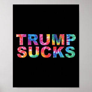 Poster Trump arrêtez de faire semblant que votre racisme