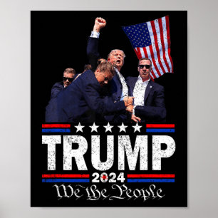 Poster Trump Asination Bloody Oreille Bleeding Butler Pa 