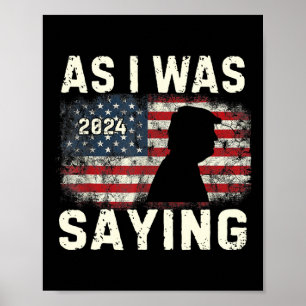 Poster Trump Comme Je L'Ai Dit Trump Son Discours Trump V