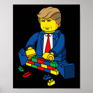 Poster Trump Construit Un Mur T Chemise
