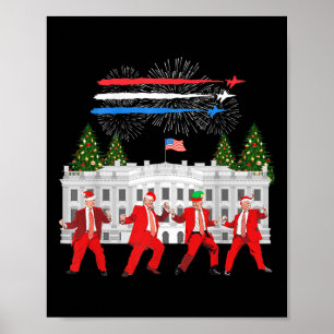 Poster Trump Daddy Accueil Maison Blanche Danse Faire Noë