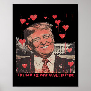 Poster Trump est drôle pour ma Saint Valentin