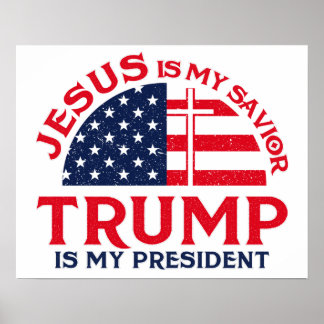 Poster Trump est mon président