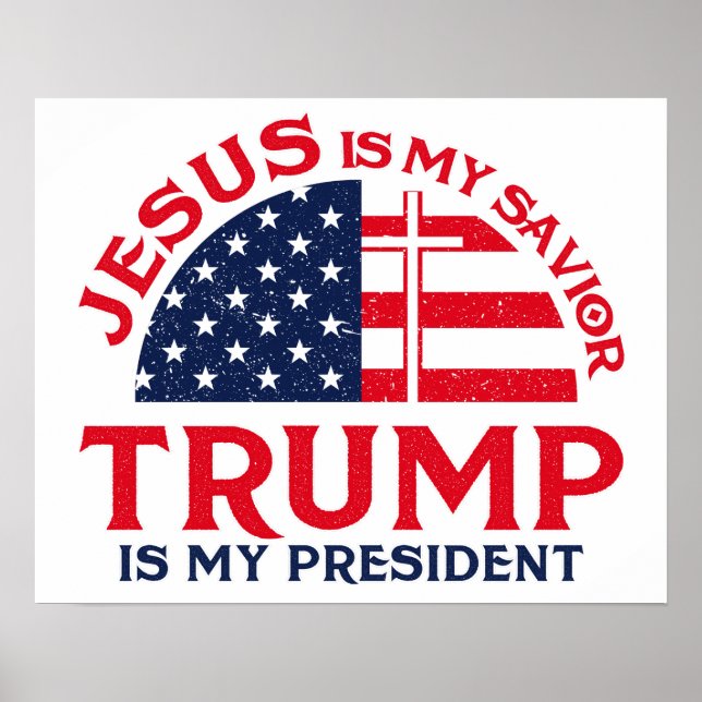 Poster Trump est mon président (Devant)