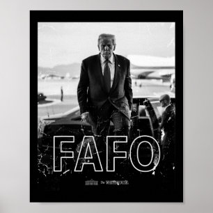 Poster Trump Fafo Drôle Fafo Trump Président Trump 