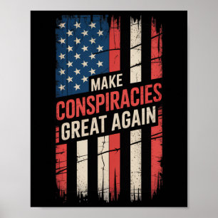 Poster Trump fait à nouveau les grandes conspirations 6