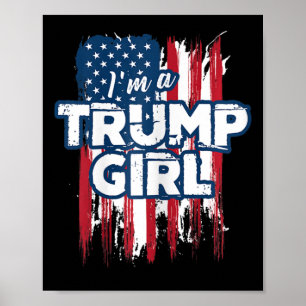 Poster Trump Fille Trump Pro Président Donald Trump Supp