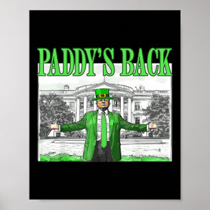Poster Trump Funny Jour de la Saint Patrick Jour de la St