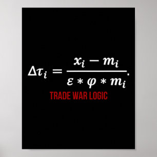 Poster Trump Global Formule Réciproque Tarifs - Ta