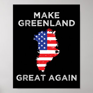 Poster Trump Groenland Rendre sa grandeur au Groenland