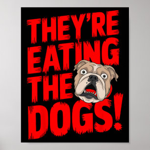 Poster Trump Ils Mangent Les Chiens Les Chats Les Animaux
