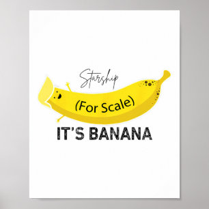 Poster Trump It's Nana (pour l'échelle) Starship Funny Tr