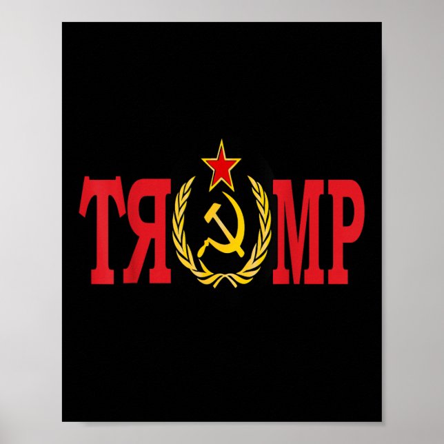 Poster Trump, le camarade russe trompeur Trump, l'emporte (Devant)