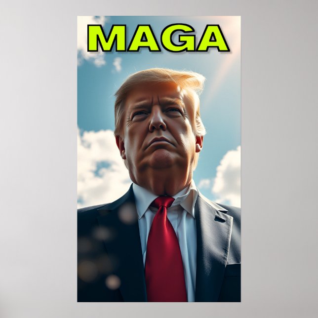 Poster Trump MAGA (Devant)