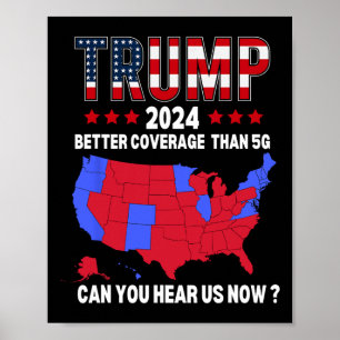 Poster Trump Meilleure Couverture Que 5g Carte électorale