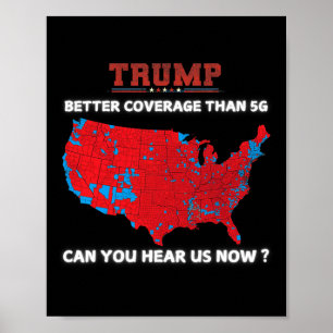 Poster Trump Meilleure Couverture Que 5g Pouvez-Vous Nous