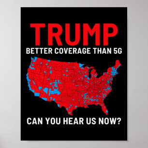 Poster Trump Meilleure Couverture Que 5g Pouvez-Vous Nous
