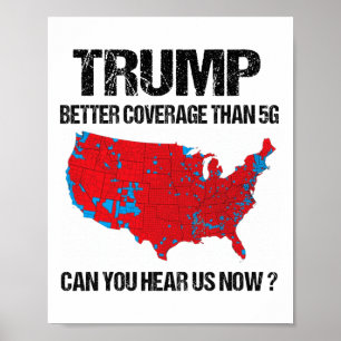Poster Trump Meilleure Couverture Que 5g Pouvez-Vous Nous