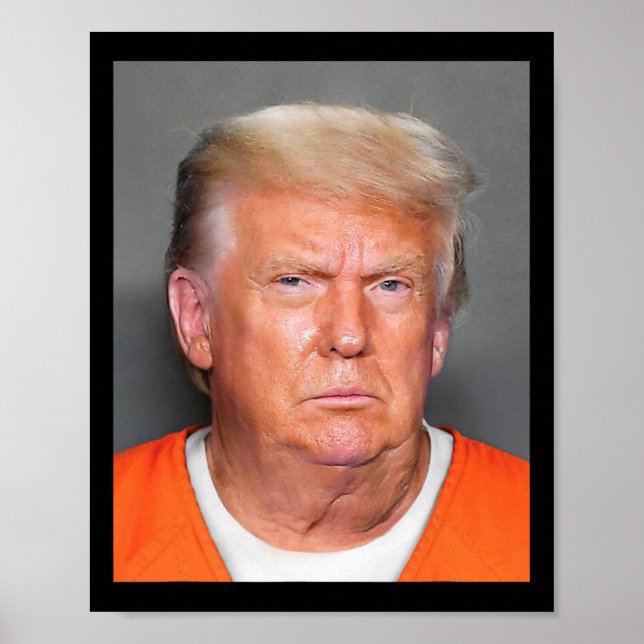 Poster Trump Mug Shot 1 (Devant)